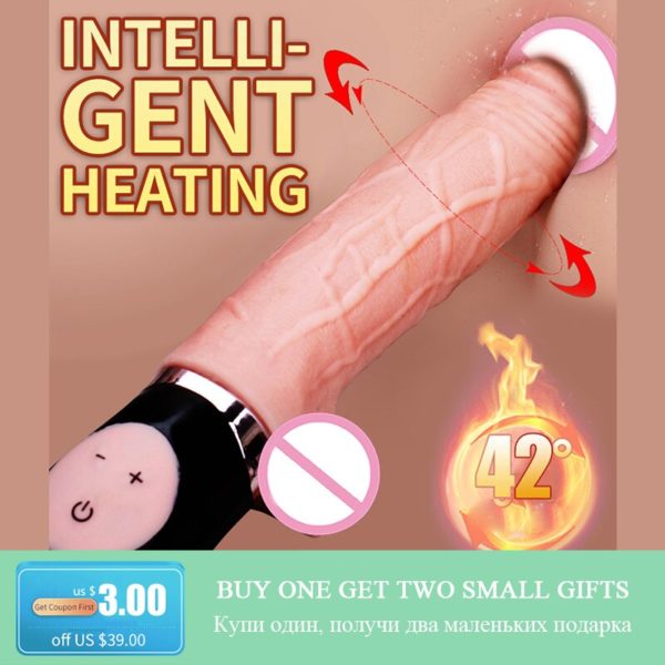 Heating Realistic Dildo - Image 6