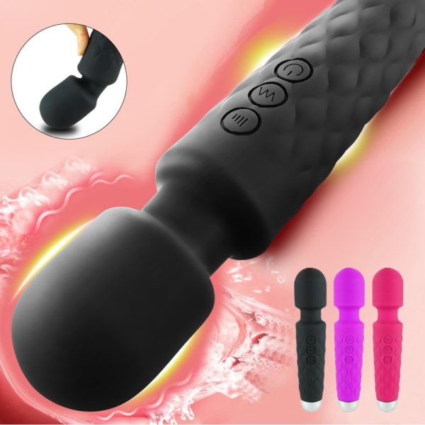 2020 Powerful AV Vibrator Magic Wand Vagina Clitoris Stimulator Vibrators Sex Toys for Women G Spot for Masturbator USB Dildo