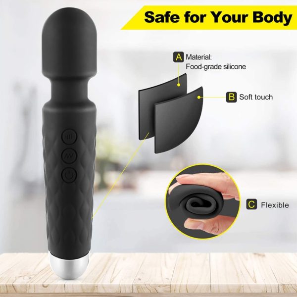 2020 Powerful AV Vibrator Magic Wand Vagina Clitoris Stimulator Vibrators Sex Toys for Women G Spot for Masturbator USB Dildo - Image 5