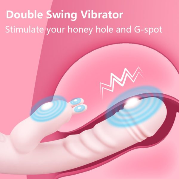 G Spot Rabbit Dildo Vibrator Sex Toys for Woman - Image 3