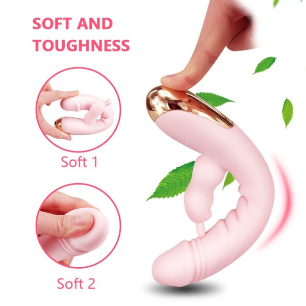 G Spot Rabbit Dildo Vibrator Sex Toys for Woman - Image 4