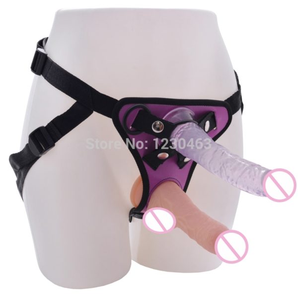 Strapon Realistic Dildo Pants Harness