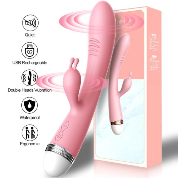 Rabbit Vibrator Clitoris Stimulator Vaginal