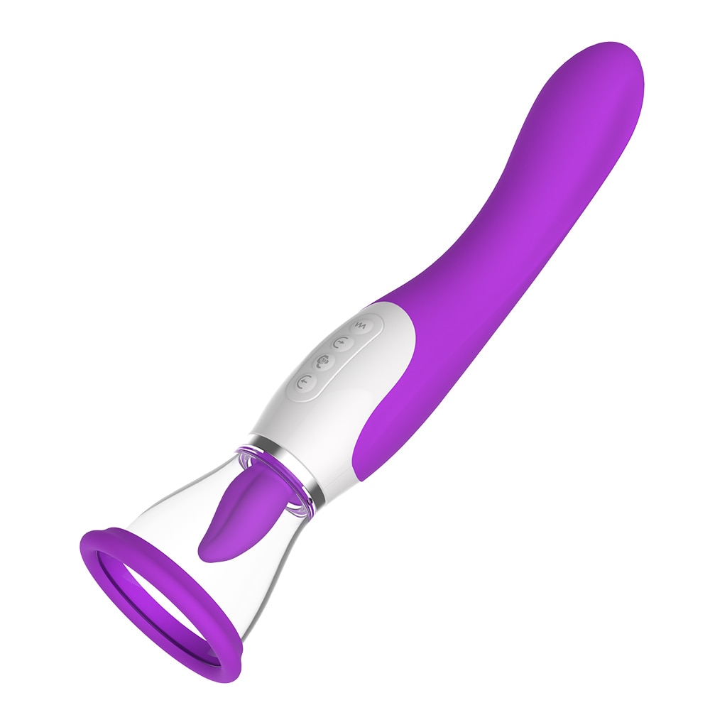 Tongue Dildo Vibrator For Women Heating Nipple Sucker Tight Oral Licking Clitoris Stimulate